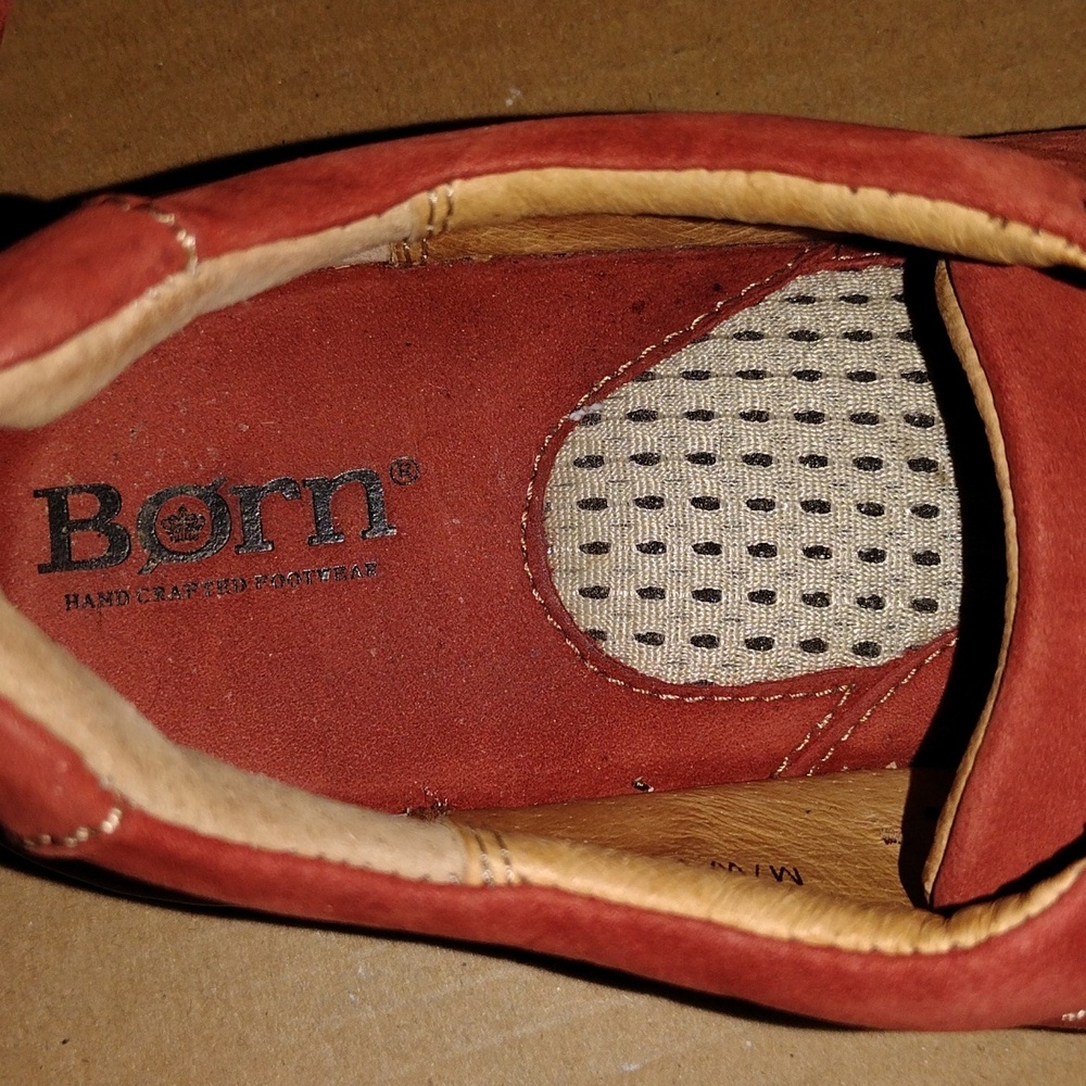 Born Leather Burgundy Oxford Shoes. Size 8 1/2. - Picture 9 of 10